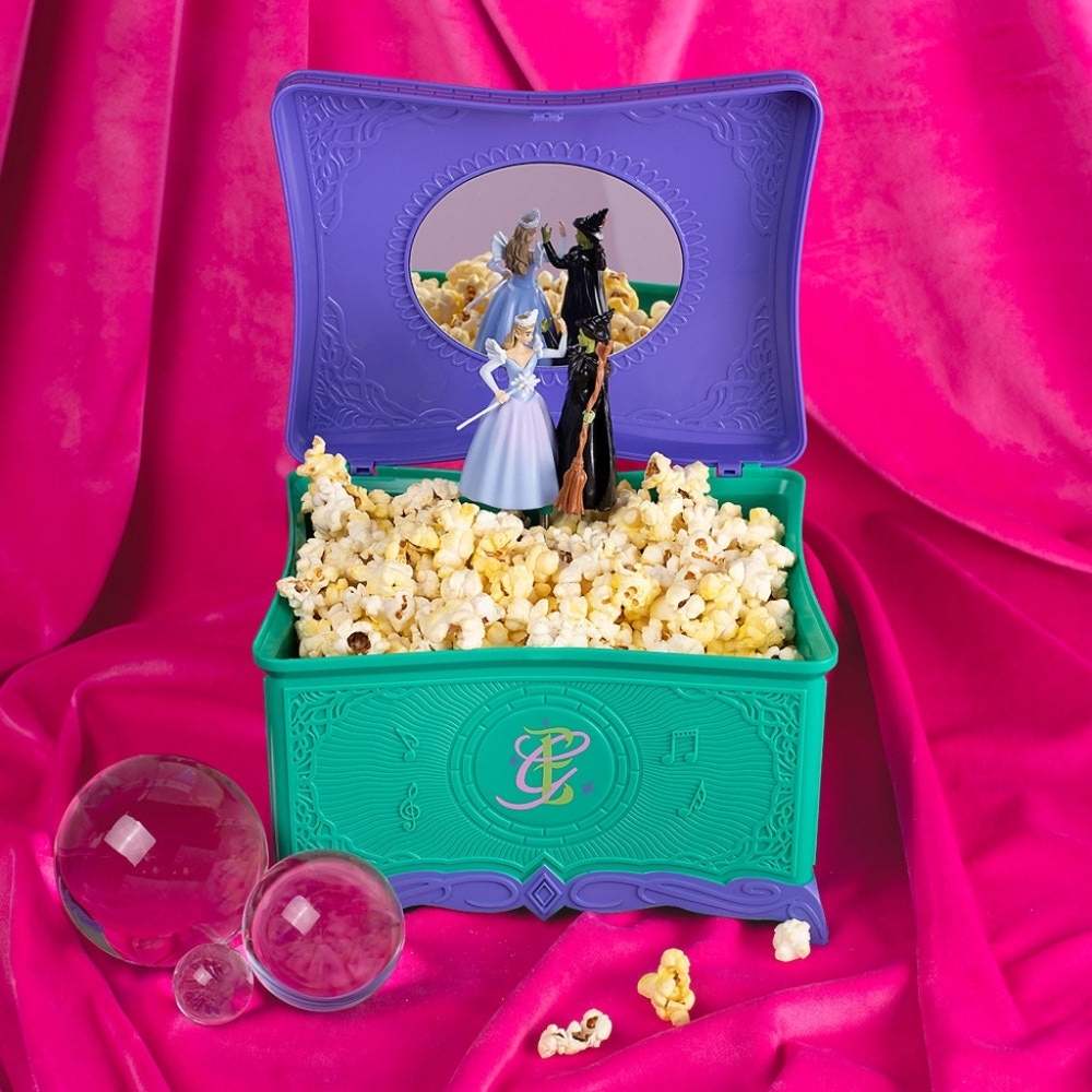 Wicked For Good Music Box Popcorn Bucket, NEW